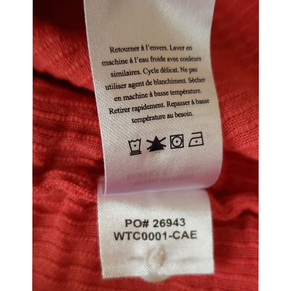 Faherty Pink Ruffle Blouse - Picture 11 of 11